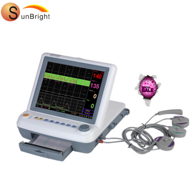 12.1 inch LCD CTG maternal fetal monitor with CE