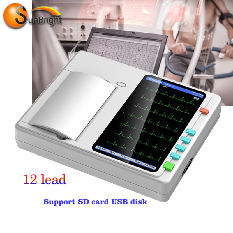 EKG-Gerät 12 Kanal SUN-7031 digitales 3-Kanal-EKG-Gerät tragbar günstiger Preis