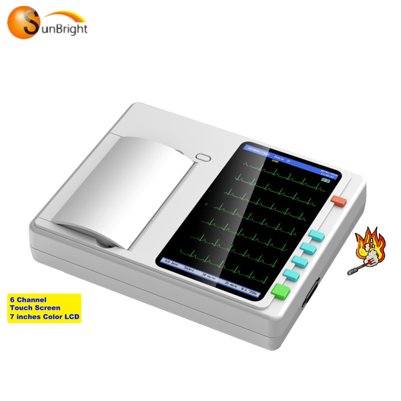 새로운 심전계 6 채널 ECG 기계 seca ecg 터치 스크린