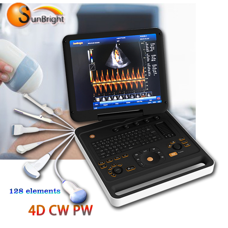 새로운 15인치 의료용 컬러 도플러 작동 시스템 4D 휴대용 초음파기 구매