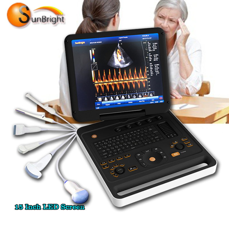 Laptop 3D high end hot selling medical equipment scanner 4D color Doppler