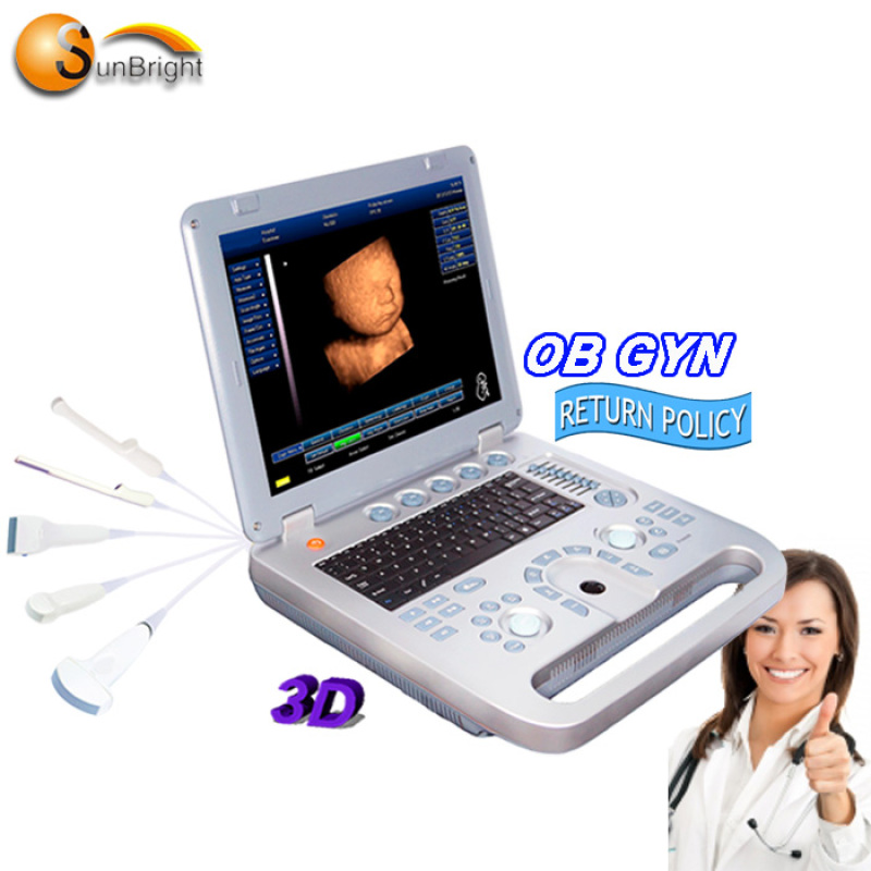 High resolution image system 3D medical pregnancy veterinary ultrasound scanner