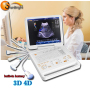 Medical High quality 3d Color Doppler ultrasound 3d portable machine with Cart Trolley and different Probes