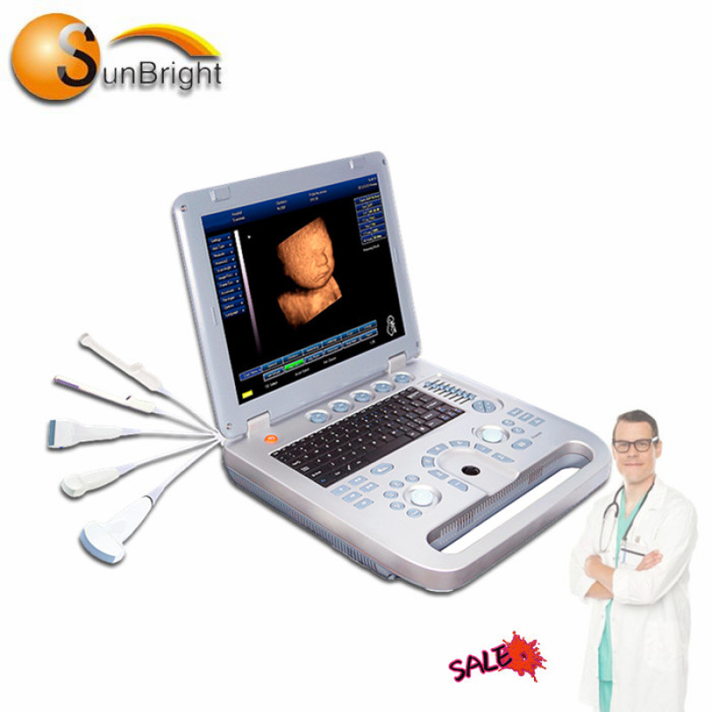 Medical Echography laptop 3D pregnancy scanner ultrasound sheep
