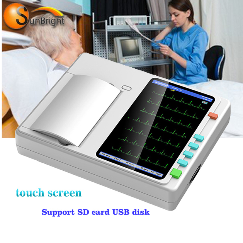 Hospital 12 leads Electrocardiograph ECG Machine