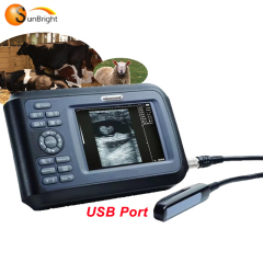 Veterinary cow sheep handheld ultrasound equipment animal pregnancy echographie 2d