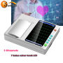 new upgraded high resolution handheld ekg ecg machine cheapest 3 channel ECG with color touch screen ECG