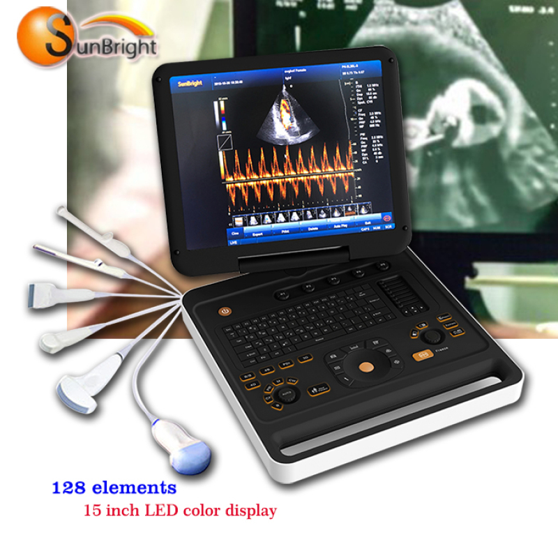 hot sale medical portable cardiac 3D 4D color doppler ultrasound scanner