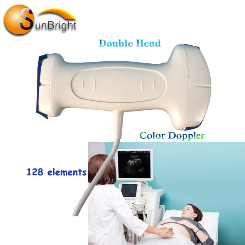 무선 USG 초음파 더블 헤드 컬러 도플러 프로브 핸드 혈관 스캐너