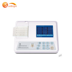 Touch screen 3 Channel Digital handheld electrocardiogram price Machine with interpretation