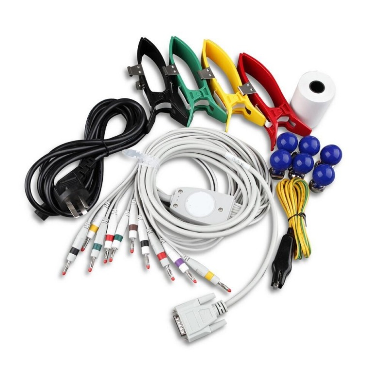 portable 3 channel medical ecg machine touch screen equipment for hot sale