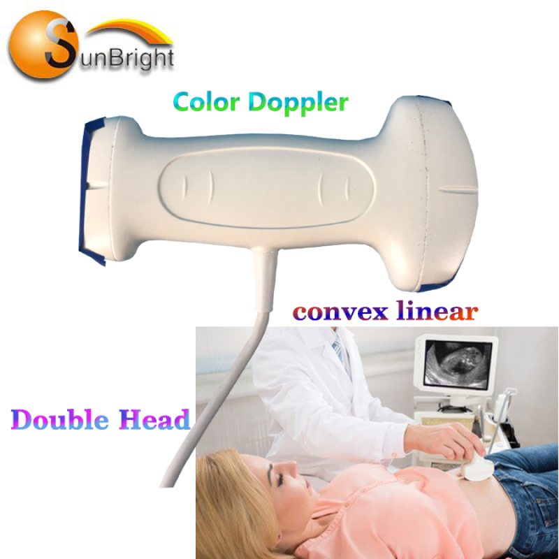 Sonde Doppler vasculaire 8 MHz, haute qualité, format de poche, sans fil, couleur, convexe, linéaire