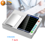 High quality portable 3 channel ECG machine 12 leads for hospital