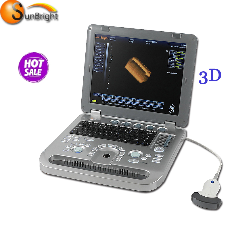 Tragbare medizinische 3D-Laptop-Ultraschallinstrumente Veterinärmedizin