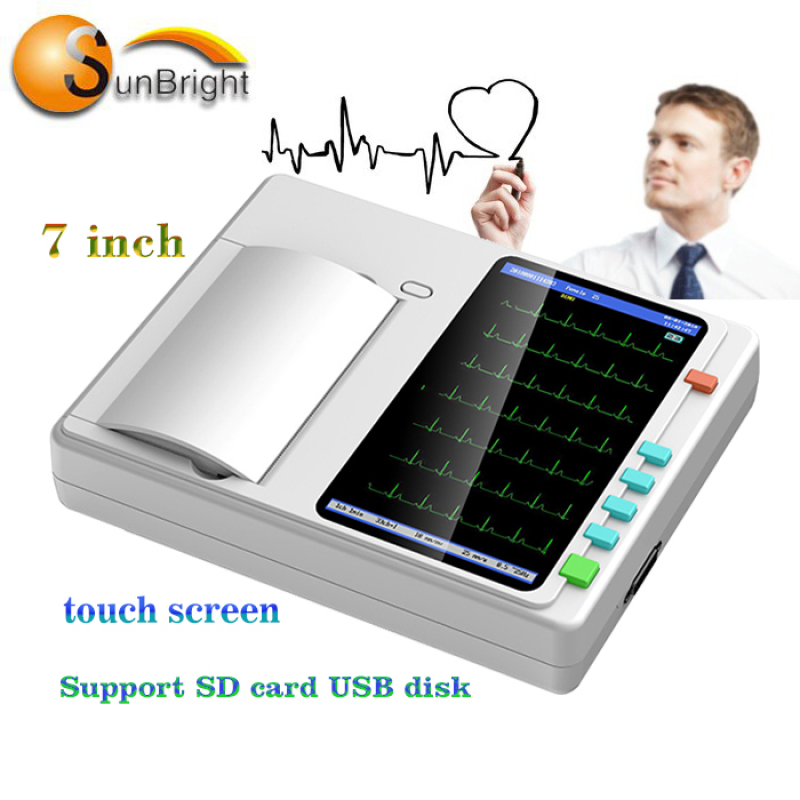 ECG electrocardiografía 100% protección de pago CE Digital portátil ECG máquina