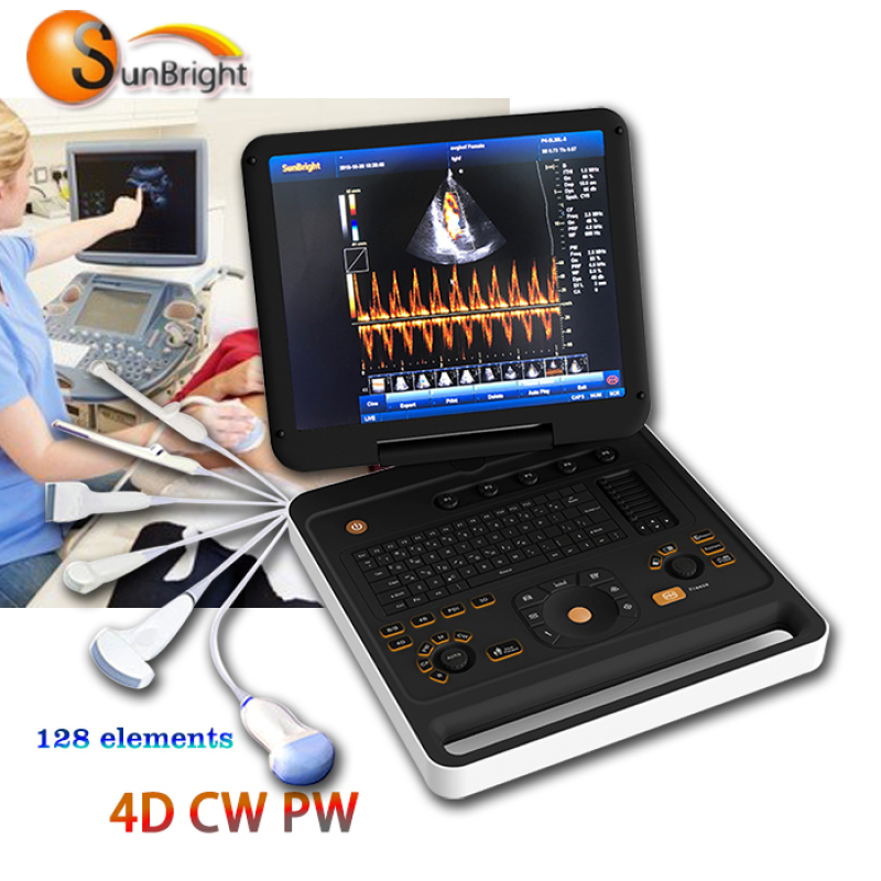 Hot sales big screen ultrasound machine/scanner pregnancy color Doppler 2d ultrasound machine portable
