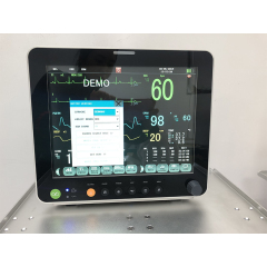 low price touch screen portable 12.1 Inch Multi functional parameter multi vital signs machine