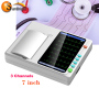 portable 7 inch ECG 3 channel touch screen medical device SUN-7031 with CE