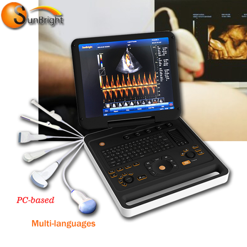 Big promotion good quality 3D echo machine portable color Doppler ultrasound system