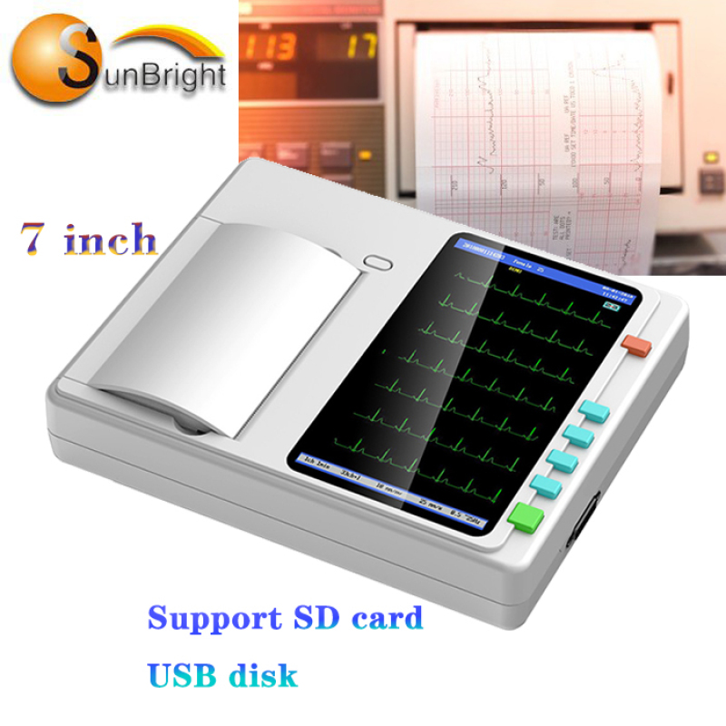 Portable Cheap Price of ecg mobile 3 6 Channel 12 lead ECG/EKG Machine