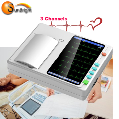 Veterinary ECG Digital 3 Channel 12 lead ECG/EKG machine