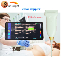 smart phone USB linear probe High resolution clear images Ecograph Laptop notebook Portable Color Doppler Ultrasound Machine