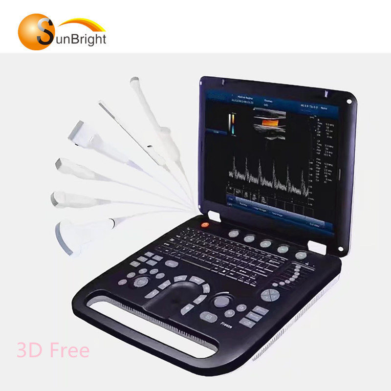 Scanner medico a ultrasuoni doppler a colori cardiaco vascolare professionale 2019D portatile approvato CE ISO 3