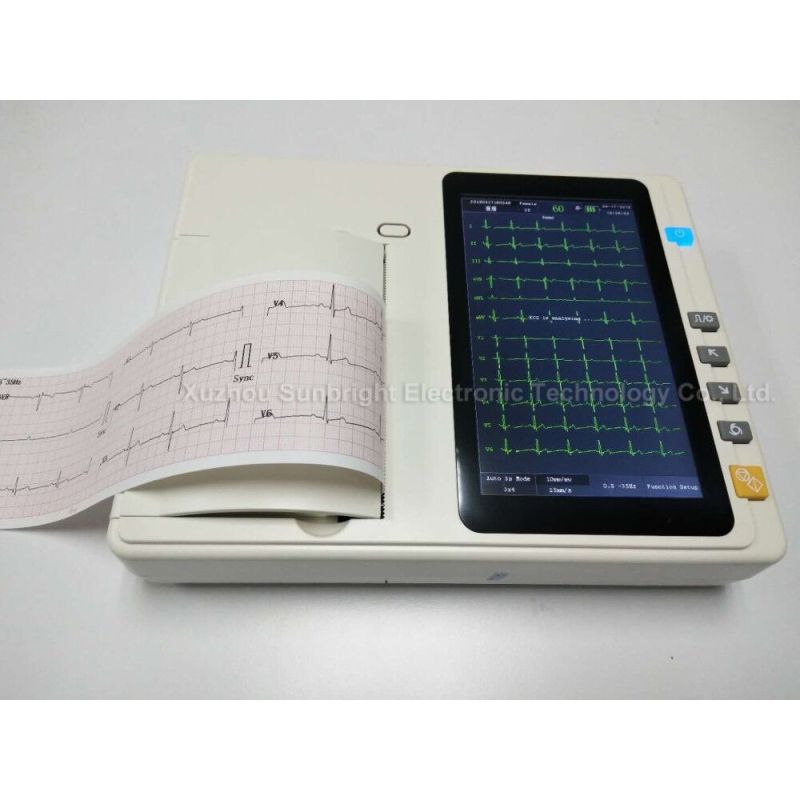 factory price hand held touch screen ecg machine cheap ecg machine