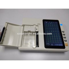 Top quality handheld EKG/ECG machine portable 3 channel touch ecg with PC software