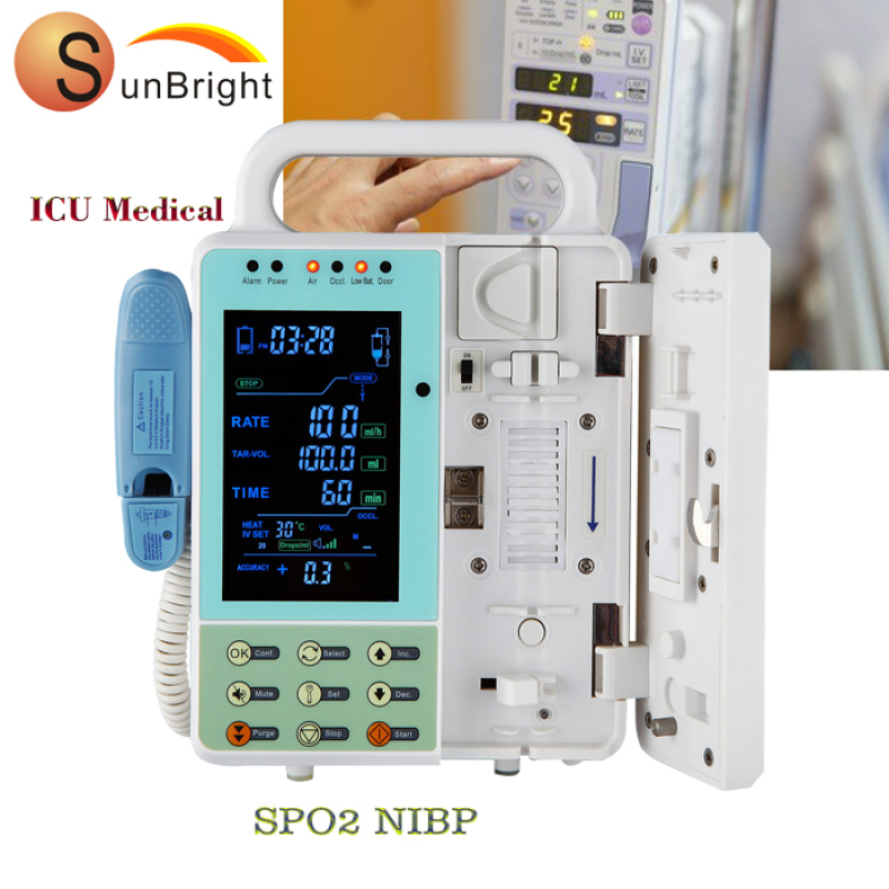 pompa a siringa portatile Best Price Medical Equipment Pompa per infusione di terapia intensiva automatica