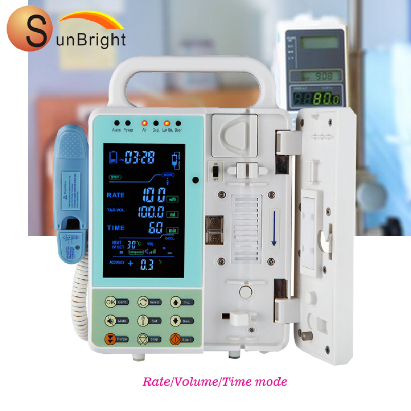 미니 주입 펌프 가열 기능이 있는 전문 수의학 백라이트 주입 펌프