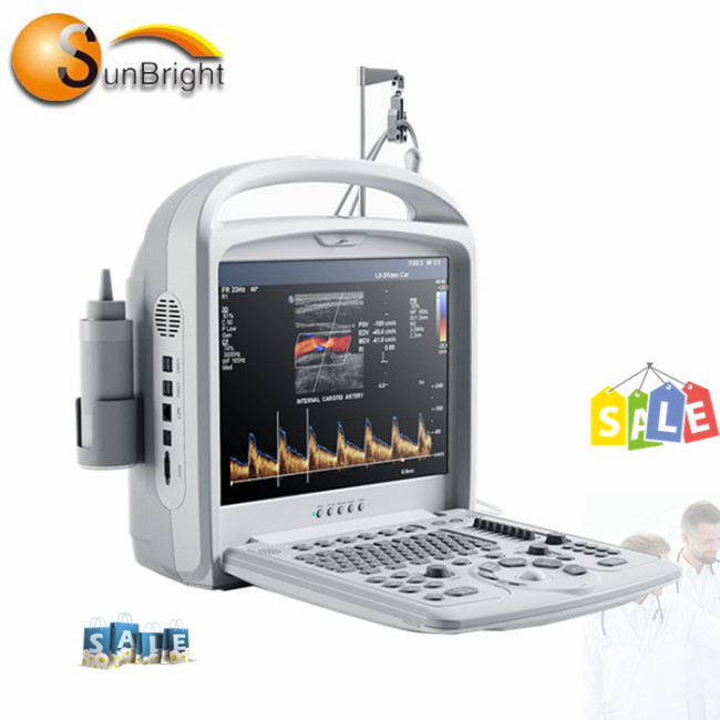 High quality color doppler portable ultrasound sun-906w price with two probe ports