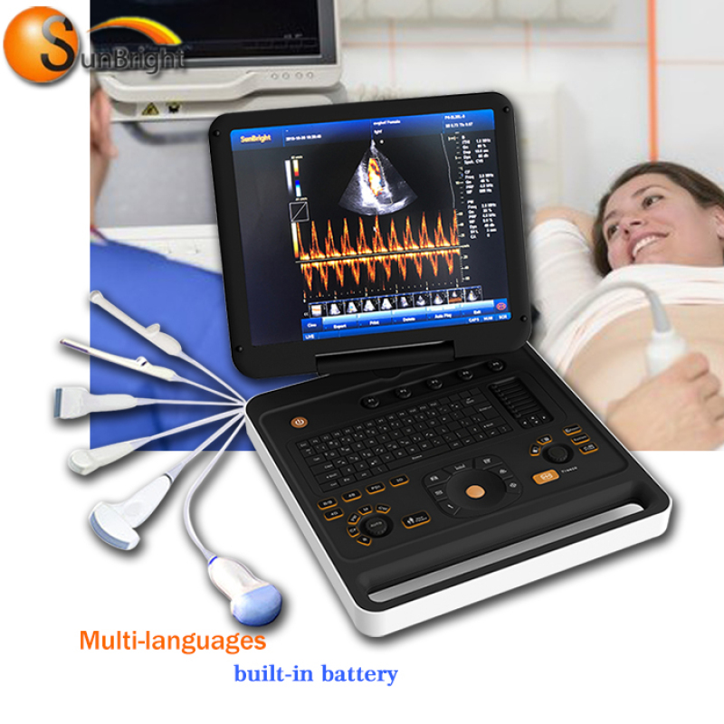 Doppler Vascular Machine Full Digital Echo cardiology color Doppler Ultrasound Portable