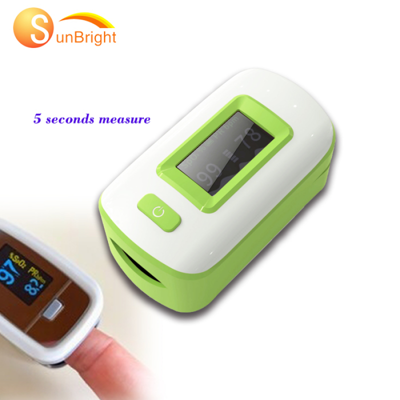 Bluetooth Enabled color display fingertip pulse SPO2 Oxygen