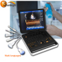 doppler ultrasound 3d black and white laptop medical PW equipment