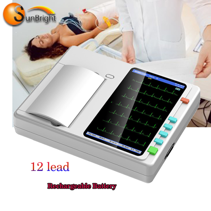 ecg bluetooth 12 رصاص 3 قناة آلة مستشفى
