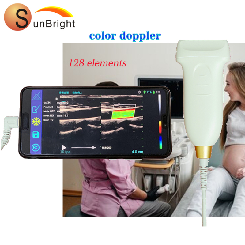 Newest hot sale market USB cable design high image quality ultrasound Doppler linear probe connector