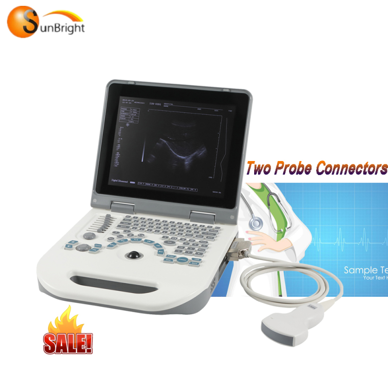 Black and white echocardiography portable ultrasound scanner home sonogram machine