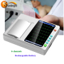 High Quality New Product Digital 6 Channel Monitor Portable Ekg Device Ecg Machine For Sale