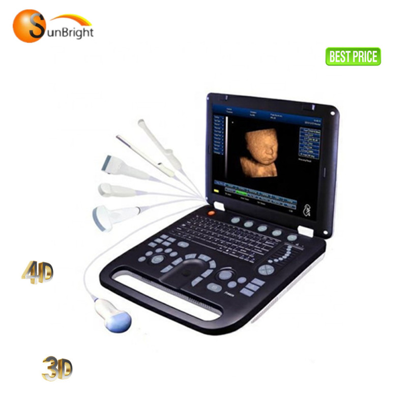 최고의 가격 초음파 SUN-906C 휴대용 휴대용 컬러 도플러 초음파 음료수 4d 기계