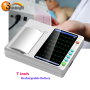 portable 12 channel 3 6 12 lead touch screen ecg electrocardiograma