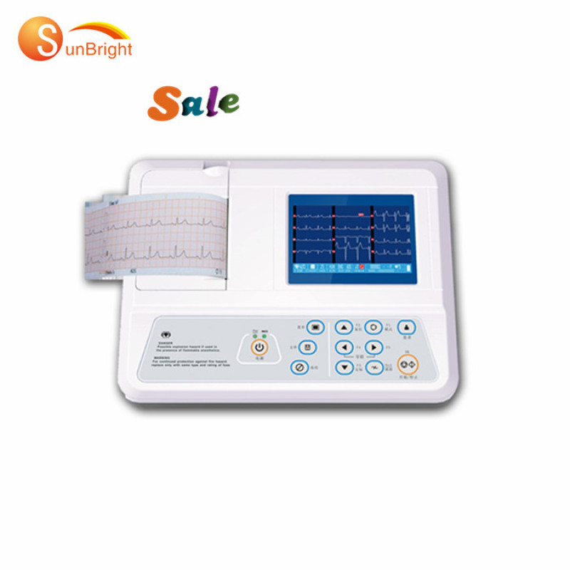 best selling digital compitable portable single channel ecg heart monitor machine sun 8012