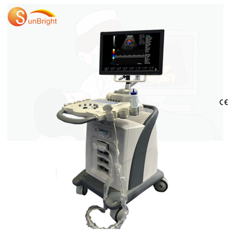 도플러 3d 4d 컬러 도플러 초음파 기계 휴대용 초음파 트롤리 에코 임신 혈관 도플러 기계