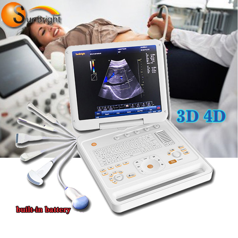 New Style cheap price 3d/4d color doppler ultrasound machine pregnancy portable system with different probe