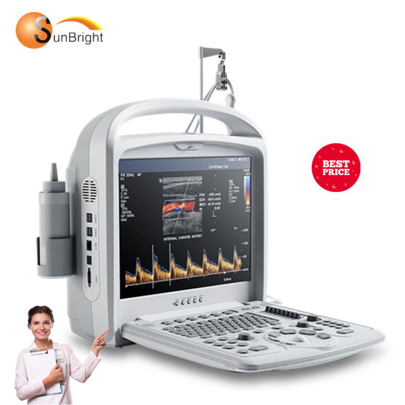 SUN-906W Китай Заводська ціна 15-дюймовий кольоровий доплерівський портативний ультразвуковий доплерівський апарат