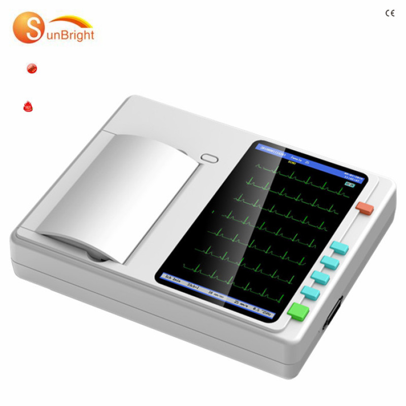 factory price hand held touch screen ecg machine cheap ecg machine