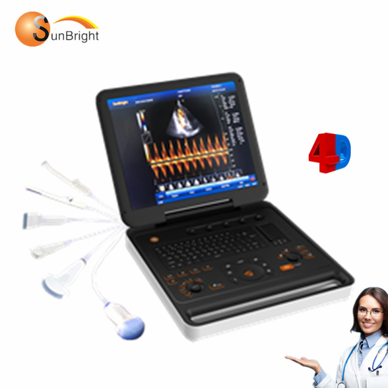 High-end Portable Color Doppler Echo Ultrasound Equipment With 4D Function