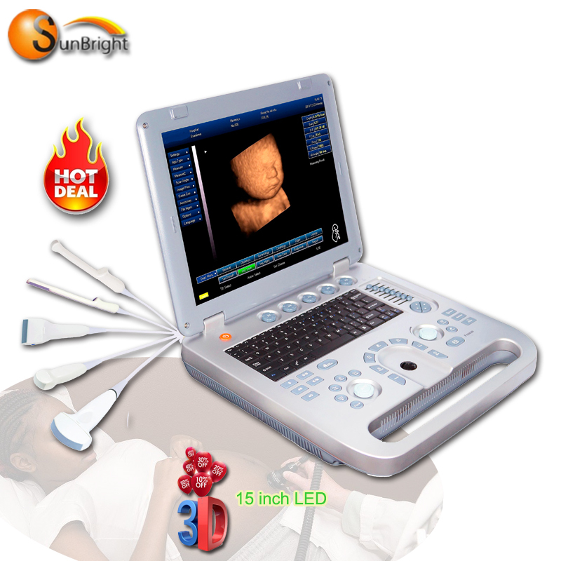 Super Promotion 3D-Laptop-Ultraschallgerät SUN-800D mit Mehrsprachenfunktionen