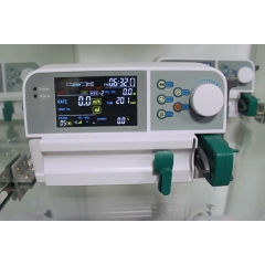 syringe pump with rack CE approved voice alarm clinic portable syringe pump