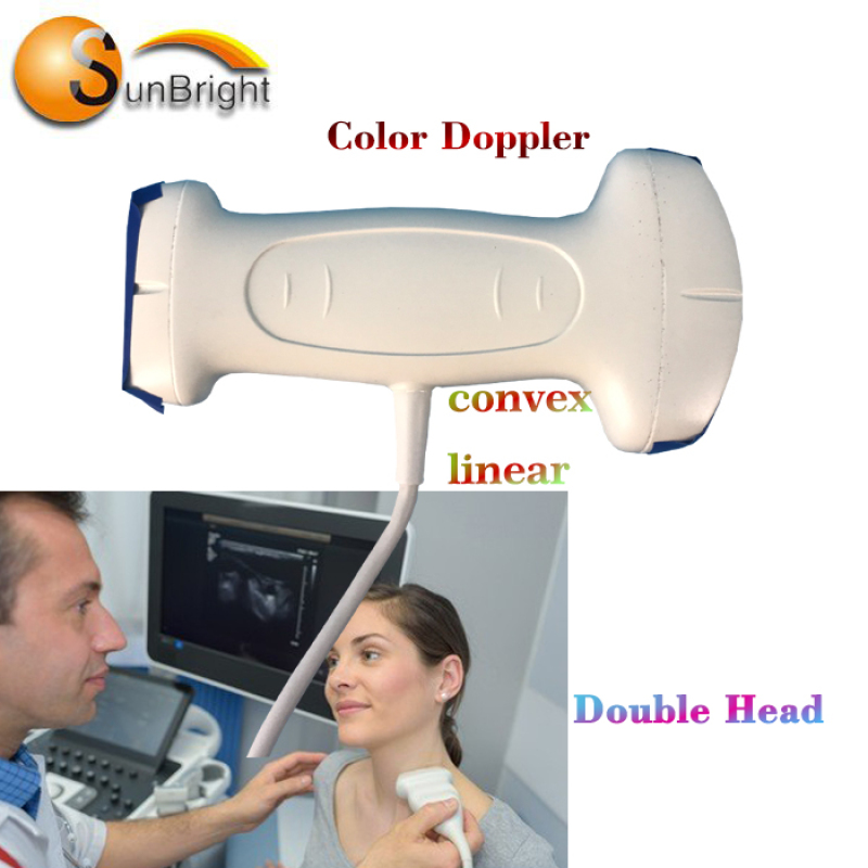 Кольоровий допплерівський зонд із подвійною головкою Бездротовий зонд SUN D3 для кольорового допплера B